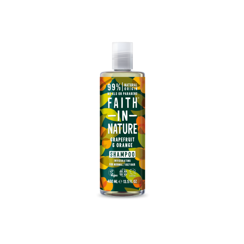 Faith In Nature Grapefruit & Orange Shampoo ( Tazeleyici Saç Bakım Şampuanı ) 400 ml