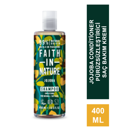 Faith In Nature Jojoba Shampoo Pürüzsüzleştirici Saç Bakım Şampuanı 400 ml