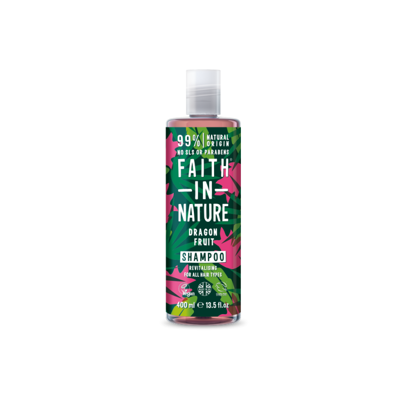 Faith In Nature Dragon Fruit Shampoo ( Canlandırıcı Saç Bakım Şampuanı ) 400 ml