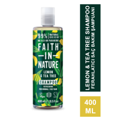 Faith In Nature Lemon & Tea Tree Shampoo Ferahlatıcı Saç Bakım Şampuanı 400 ml