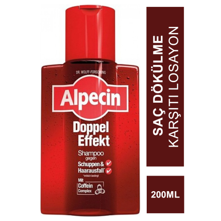 Alpecin Double Effect Shampoo Dökülme ve Kepek Karşıtı Şampuan 200 ml