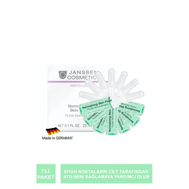 Janssen Normalizing Skin Fluid Yağlı / Akneli Cilt Ampul 7'li Paket