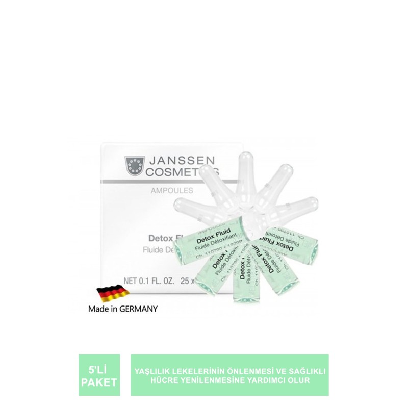 Janssen Detox Fluid Ampul 5'li Paket