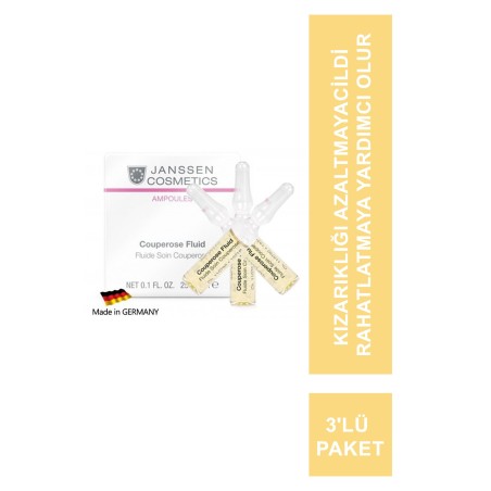 Janssen Couperose Fluid Kızarıklık Ve Hassas Cilt Ampul 3'lü Paket