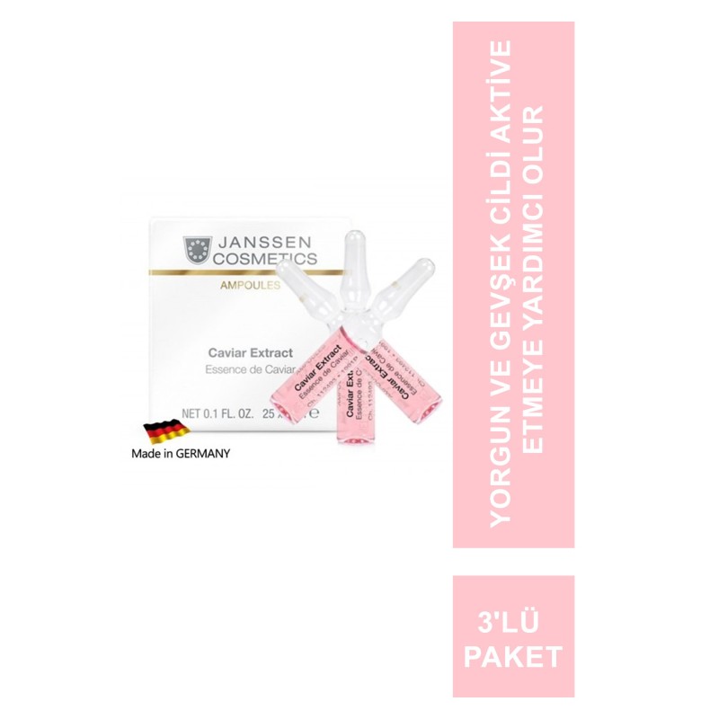 Janssen Caviar Extract Canlandırıcı Havyar Ampul 3'lü Paket