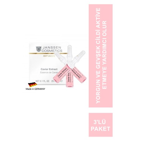 Janssen Caviar Extract Canlandırıcı Havyar Ampul 3'lü Paket