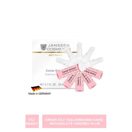 Janssen Caviar Extract Canlandırıcı Havyar Ampul 5'li Paket