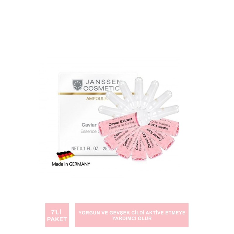 Janssen Caviar Extract Canlandırıcı Havyar Ampul 7'li Paket