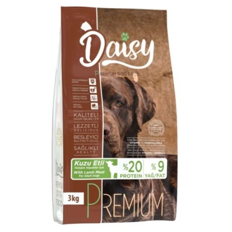 Daisy Premium Kuzu Etli Yetişkin Köpek Maması 3 Kg