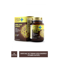 CeceCap Skin , Hair & Nails ( Cilt , Saç & Tırnak ) Takviye Edici Gıda 90 Kapsül