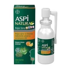 Aspi Natura Kids Boğaz Spreyi Kayısı-Limon 20 ml