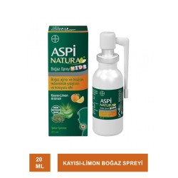 Aspi Natura Kids Boğaz Spreyi Kayısı-Limon 20 ml