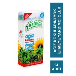 Natural Freshies Ağız Kokusu Önleyici 24 Adet x 4 Kutu