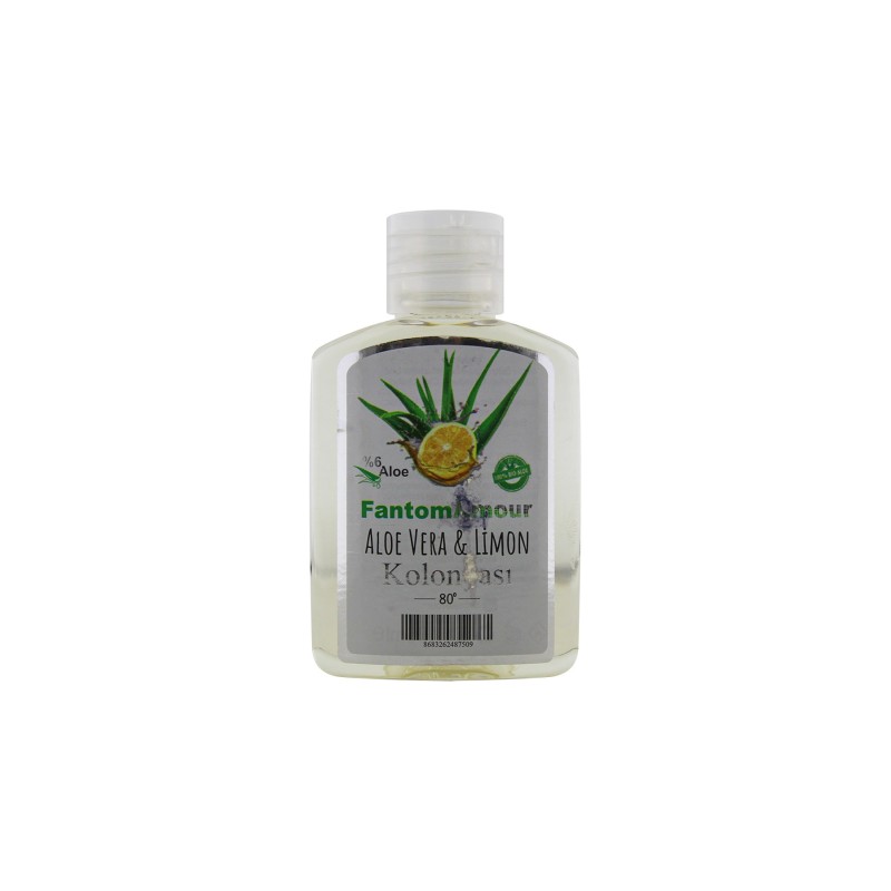 Aloe Veralı Limon Kolonyası 100 Ml. %6 Saf Aloe Vera Içerikli