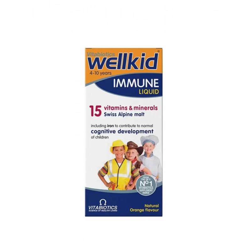Vitabiotics Wellkid Immune Liquid Sıvı Takviye 150 ml Vitabiotics Wellkid Immune Liquid Sıvı Takviye 150 ml