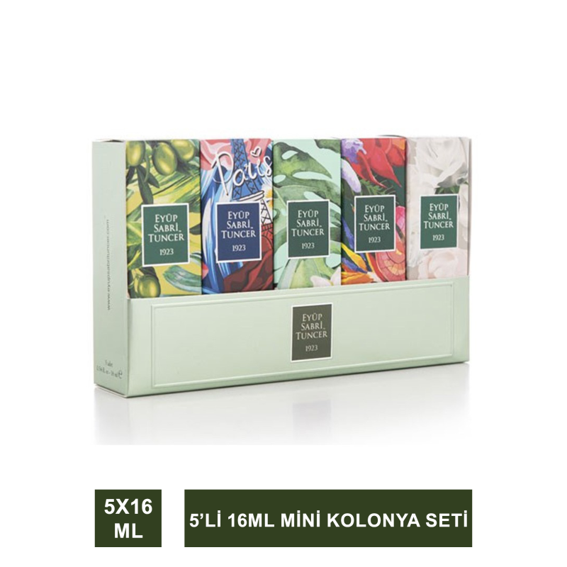 Eyüp Sabri Tuncer 5'li 16 ml Kolonya Set-3 Eyüp Sabri Tuncer 5'li 16 ml Kolonya Set-3
