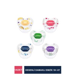 Wee Desenli Damaklı Emzik 18+ Ay ( 835 )