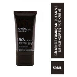 Piz Buin SPF 50+ Hassas Ciltler İçin Yüz Kremi 50 ml