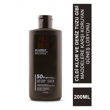 Piz Buin Spf 50+ Hassas Ciltler İçin Güneş Losyonu 200 ml