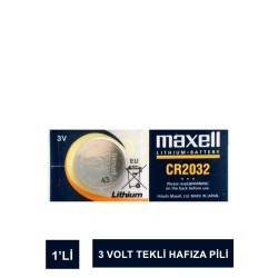 Maxell CR2032 Lithium Hafıza Pili 1 Adet