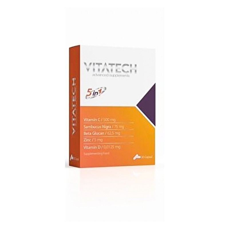 Vitatech 5 in 1 Takviye Edici Gıda 30 Kapsül