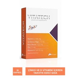 Vivatech 5 in 1 Takviye Edici Gıda 30 Kapsül