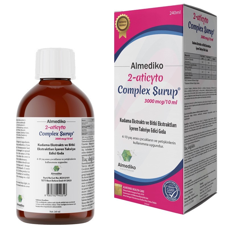 Almediko 2-Aticyto Complex Şurup 240 ml Almediko 2-Aticyto Complex Şurup 240 ml