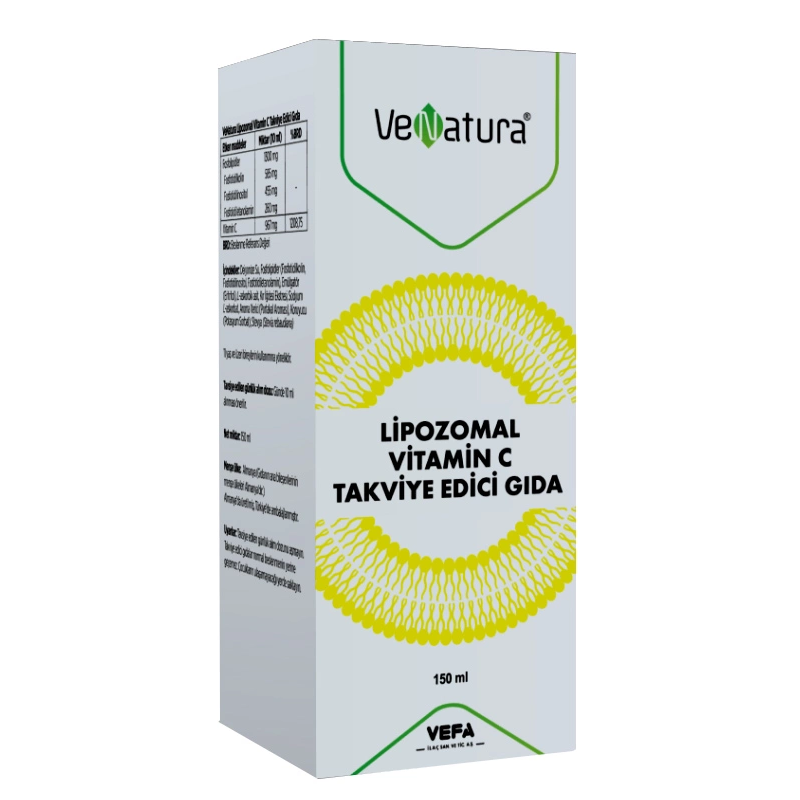 Venatura Lipozomal Vitamin C Takviye Edici Gıda 150 ml Venatura Lipozomal Vitamin C Takviye Edici Gıda 150 ml