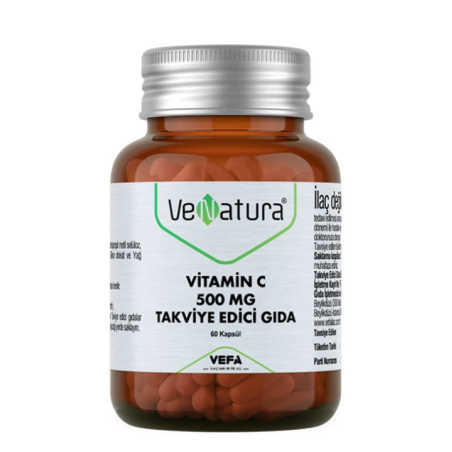 VeNatura Vitamin C 500 MG Takviye Edici Gıda 60 Kapsül
