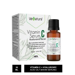 Venatura Vitamin C + Hyaluronic Acid Cilt Bakım Serumu 30 ml
