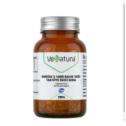 VeNatura Omega 3 1600 Balık Yağı 30 Yumuşak Kapsül
