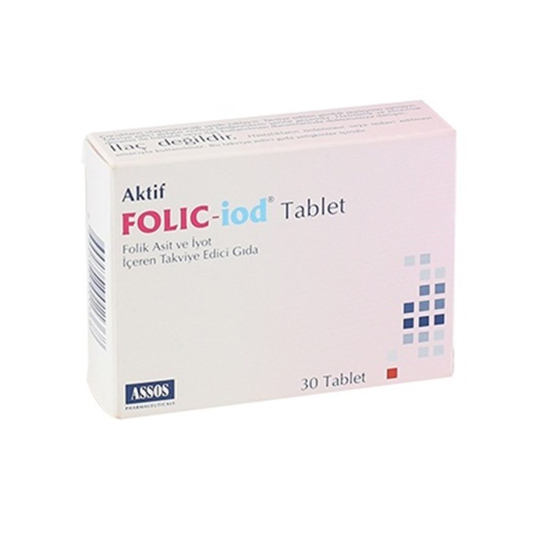 Aktif Folic - İod 30 Tablet