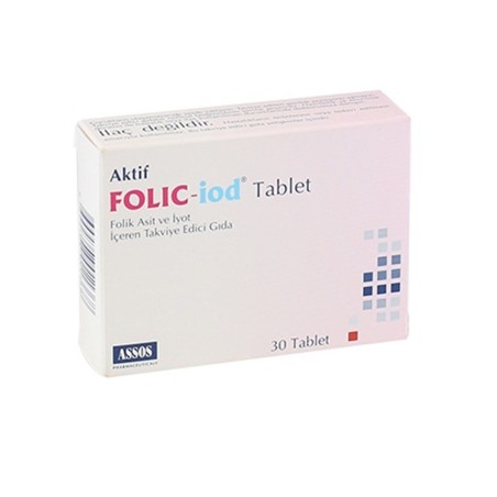 Aktif Folic - İod 30 Tablet