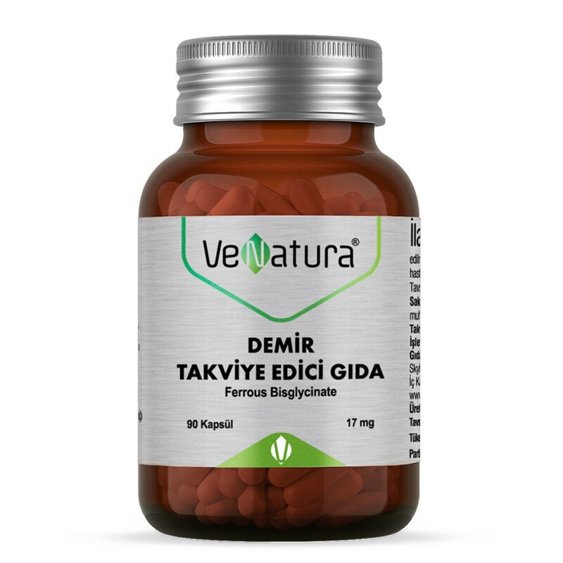 VeNatura Demir Takviye Edici Gıda 90 Kapsül VeNatura Demir Takviye Edici Gıda 90 Kapsül