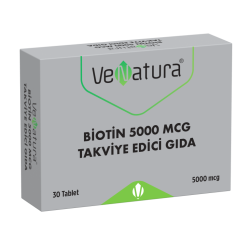 VeNatura Biotin 5000 mcg Takviye Edici Gıda 30 Tablet
