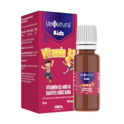 Venatura Kids Vitamin D3 400 IU Takviye Edici Gıda 20 ml