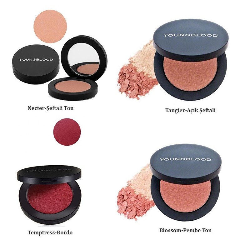 Youngblood Pressed Blush Compact Mineral Allık Youngblood Pressed Blush Compact Mineral Allık