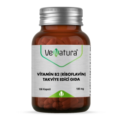 VeNatura Vitamin B2 (Riboflavin) Takviye Edici Gıda 100 kapsül