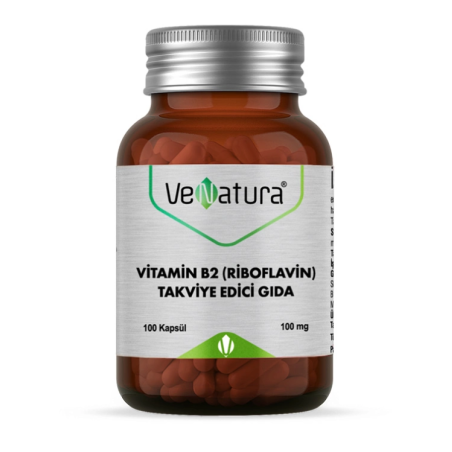 VeNatura Vitamin B2 (Riboflavin) Takviye Edici Gıda 100 kapsül