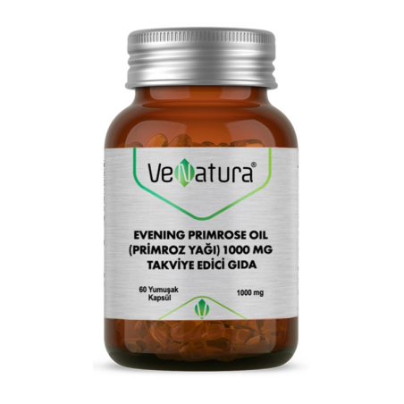 VeNatura Evening Primrose Oil (Primroz Yağı) 1000 mg 60 Kapsül