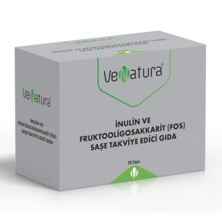 VeNatura İnulin ve Fruktooligosakkarit (FOS) Saşe Takviye Edici Gıda 30 Saşe