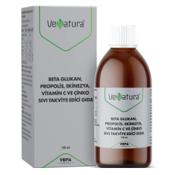 VeNatura Beta Glukan, Propolis, Ekinezya, Vitamin C ve Çinko Sıvı Takviye Edici Gıda 150 ml