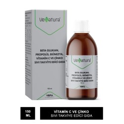 VeNatura Beta Glukan, Propolis, Ekinezya, Vitamin C ve Çinko Sıvı Takviye Edici Gıda 150 ml