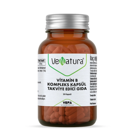 VeNatura Vitamin B Kompleks Kapsül Takviye Edici Gıda 30 Kapsül