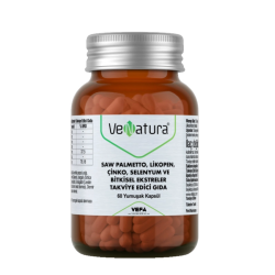 VeNatura Saw Palmetto, Likopen, Çinko, Selenyum 60 Yumuşak Kapsül