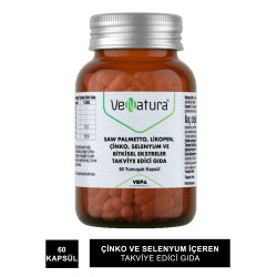 VeNatura Saw Palmetto, Likopen, Çinko, Selenyum 60 Yumuşak Kapsül