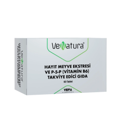 Venatura Hayıt Meyve Ekstresi ve P-5-P Vitamin B6 Takviye Edici Gıda 60 Kapsül