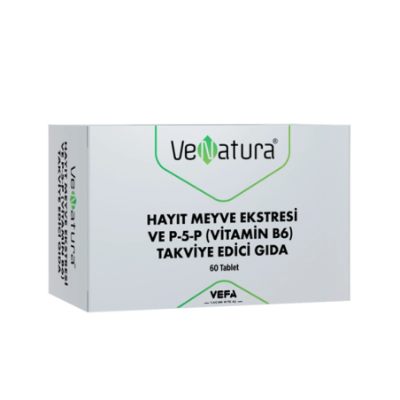 Venatura Hayıt Meyve Ekstresi ve P-5-P Vitamin B6 Takviye Edici Gıda 60 Kapsül