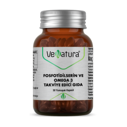 VeNatura Fosfotidilserin ve Omega 3 Takviye Edici Gıda 30 Yumuşak Kapsül