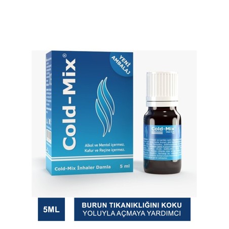 Cold Mix İnhaler Damla Mavi 5 ml (S.K.T 11-2025)